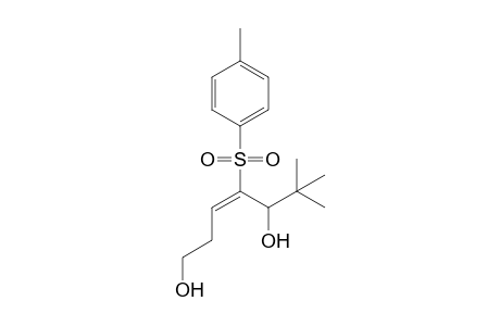 (E)-6,6-Dimethyl-4-tosyl-3-hepten-1,5-diol
