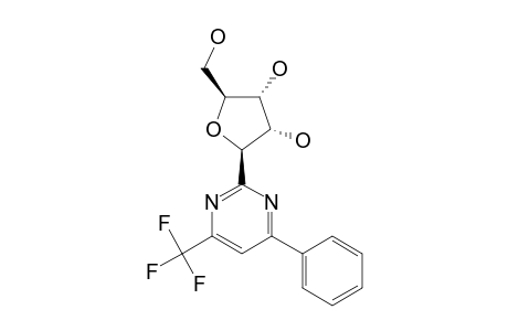 2-(BETA-D-RIBOFURANOSYL)-4-PHENYL-6-(TRIFLUOROMETHYL)-PYRIMIDINE