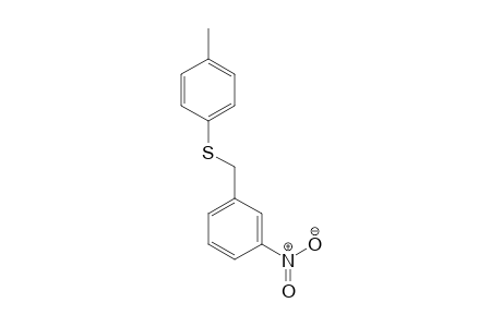 1-Nitro-3-(p-tolylsulfanylmethyl)benzene