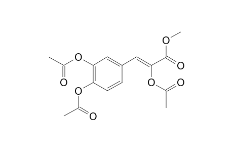 (Z)-2-acetoxy-3-(3,4-diacetoxyphenyl)acrylic acid methyl ester