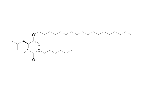 L-Leucine, N-methyl-N-(hexyloxycarbonyl)-, octadecyl ester