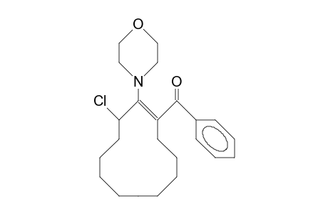 (3-Chloro-2-morpholino-1-cyclododecen-1-yl)-phenyl-methanone