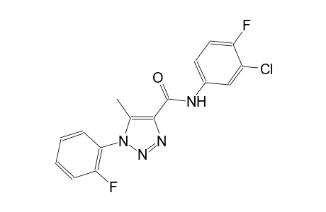 1H-1,2,3-triazole-4-carboxamide, N-(3-chloro-4-fluorophenyl)-1-(2-fluorophenyl)-5-methyl-