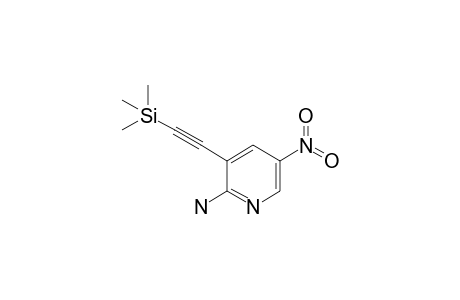 [5-nitro-3-(2-trimethylsilylethynyl)-2-pyridyl]amine
