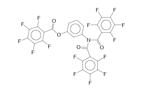 Pentafluorbenzoesaeure-[di-(n-pentafluorbenzoyl)-m-aminophenyl]-ester