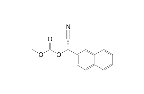 (S)-2-(Methoxycarbonyloxy)-2-(2-naphthyl)acetonitrile