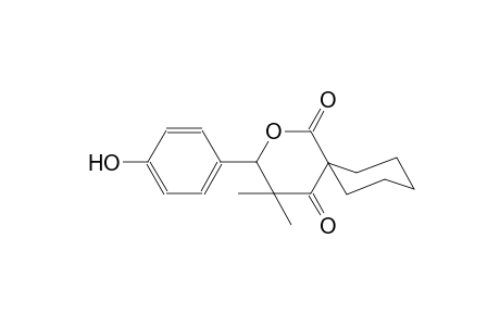 3-(4-hydroxyphenyl)-4,4-dimethyl-2-oxaspiro[5.5]undecane-1,5-dione