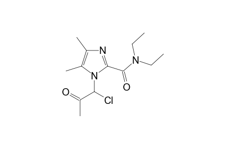 1-(1-Chloranyl-2-oxidanylidene-propyl)-N,N-diethyl-4,5-dimethyl-imidazole-2-carboxamide