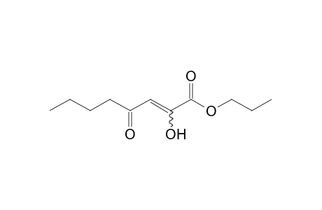 2-hydroxy-4-oxo-2-octenoic acid, propyl ester