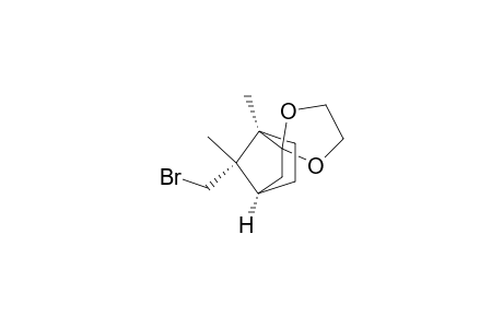 (1'R,4'R,7'S)-7'-(bromomethyl)-1',7'-dimethyl-spiro[1,3-dioxolane-2,2'-norbornane]