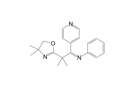 [2-(4,4-Dimethyl-4,5-dihydrooxazol-2-yl)-2-methyl-1-pyridin-4-ylpropylidene]phenylamine