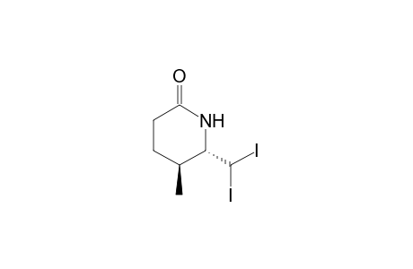 (5S*,6S*)-6-(Diiodomethyl)-5-methylpiperidin-2-one