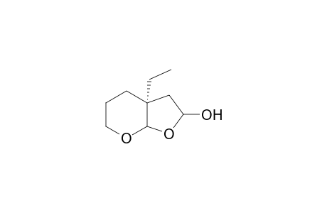 (3aS,7aR)-3a-Ethylhexahydrofuro[2,3-b]pyran-2-ol