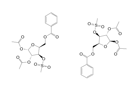 5-O-BENZOYL-1,2-DI-O-ACETYL-3-O-METHANESULFONYL-ALPHA/BETA-D-XYLOFURANOSIDE;MIXTURE