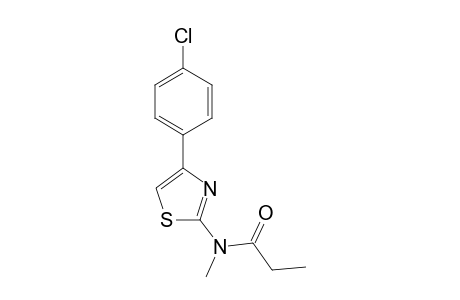 Propanamide, N-[4-(4-chlorophenyl)-2-thiazolyl]-N-methyl-