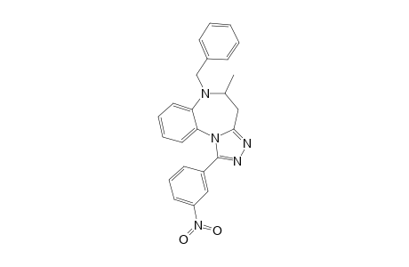 6-BENZYL-5-METHYL-1-(3-NITROPHENYL)-5,6-DIHYDRO-4H-[1,2,4]-TRIAZOLO-[4,3-A]-[1,5]-BENZODIAZEPINE