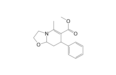 5-Methyl-7-phenyl-3,7,8,8a-tetrahydro-2H-oxazolo[3,2-a]pyridine-6-carboxylic acid methyl ester