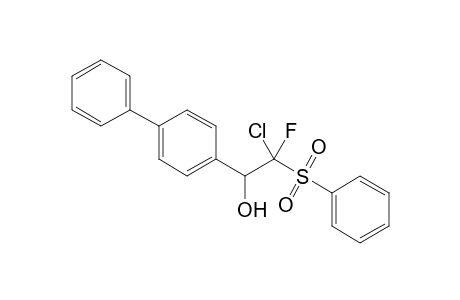 2-(4-Biphenylyl)-1-chloro-1-fluoro-2-hydroxyethyl phenyl sulfone