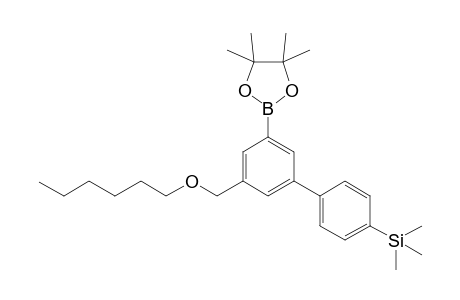 [4-[3-(hexoxymethyl)-5-(4,4,5,5-tetramethyl-1,3,2-dioxaborolan-2-yl)phenyl]phenyl]-trimethyl-silane