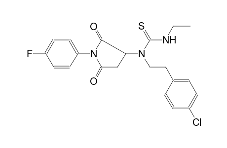 thiourea, N-[2-(4-chlorophenyl)ethyl]-N'-ethyl-N-[1-(4-fluorophenyl)-2,5-dioxo-3-pyrrolidinyl]-
