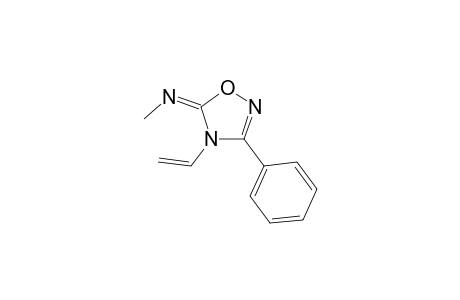 4-Ethenyl-5-methylimino-3-phenyl-.delta.(2)-1,2,4-oxadiazoline