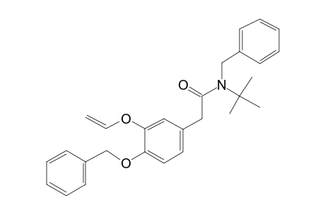 N-Benzyl-2-[4-(benzyloxy)-3-(vinyloxy)phenyl]-N-(tert-butyl)acetamide