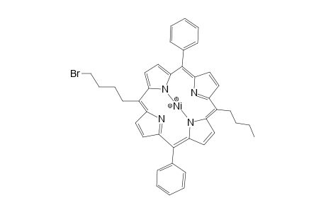 {5-(4-Bromobutyl)-15-butyl-10,20-diphenylporphyrinato}nickel (II)