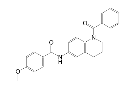 N-(1-benzoyl-1,2,3,4-tetrahydro-6-quinolinyl)-4-methoxybenzamide