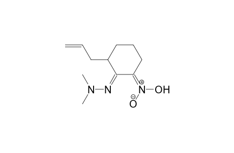 (E)-2-(dimethylhydrazono)-3-(2-propenyl)-1-aci-nitrocyclohexane