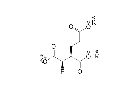 TRIPOTASSIUM-(2R,3S)-2-FLUORO-2-DEOXY-HOMOISOCITRATE;TRIPOTASSIUM-(1R,2S)-1-FLUOROBUTANE-1,2,4-TRICARBOXYLATE