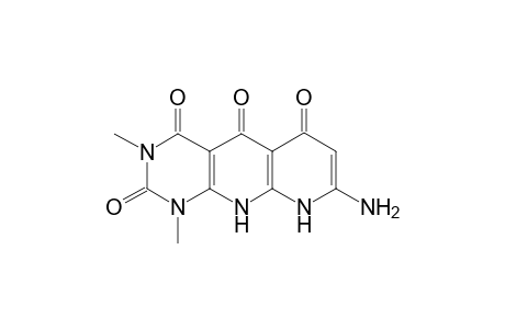 8-Amino-1,3-dimethylpyrimido[4,5-b]naphthyridine-2,4,5,6-(1H,3H,9H,10H)-tetraone