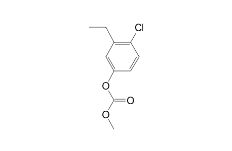 4-Chloro-3-ethylphenol, o-methoxycarbonyl-