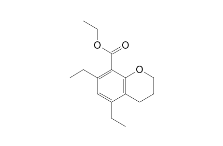 Ethyl 3,4-dihydro-5,7-diethyl-2H-chromene-8-carboxylate