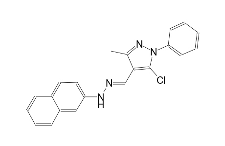 5-chloro-3-methyl-1-phenyl-1H-pyrazole-4-carbaldehyde 2-naphthylhydrazone