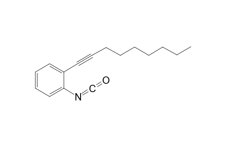 1-Isocyanato-2-(non-1-ynyl)benzene