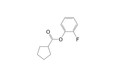 Cyclopentanecarboxylic acid, 2-fluorophenyl ester