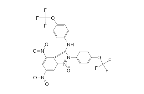 4,6-Dinitro-n,2-bis[4-(trifluoromethoxy)phenyl]-2H-indazol-3-amine 1-oxide