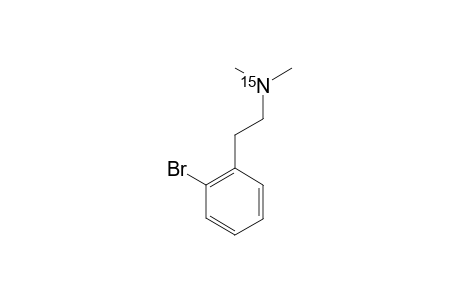 [(15)N]-N,N-DIMETHYL-2-(2-BROMOPHENYL)-ETHYLAMINE