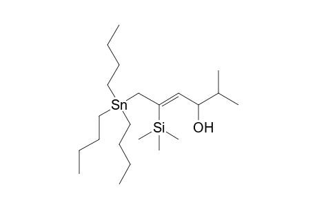 (4-Hydroxy-5-methyl-2-trimethylsilylhex-2-en-1-yl)tributylstannane