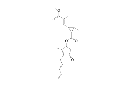3-[(E)-3-keto-3-methoxy-2-methyl-prop-1-enyl]-2,2-dimethyl-cyclopropane-1-carboxylic acid [4-keto-2-methyl-3-[(2E)-penta-2,4-dienyl]-1-cyclopent-2-enyl] ester