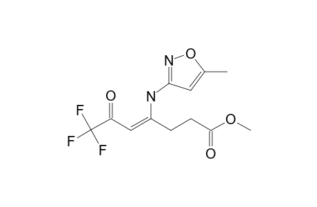 METHYL-4-[(5-METHYL-3-ISOXAZOL-YL)-AMINO]-6-OXO-7,7,7-TRIFLUORO-4-HEPTENOATE