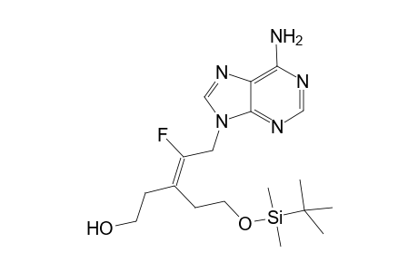 (E)-5-(6-Amino-purin-9-yl)-3-[2-(tert-butyl-dimethyl-silanyloxy)-ethyl]-4-fluoro-pent-3-en-1-ol