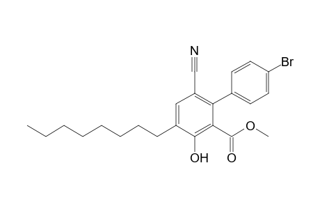 Methyl 4'-Bromo-6-cyano-3-hydroxy-4-octylbiphenyl-2-carboxylate
