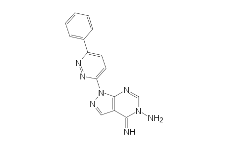 4-Imino-1-(6-phenyl-pyridazin-3-yl)-1,4-dihydro-pyrazolo[3,4-d]pyrimidin-5-ylamine