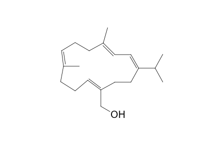 [(1Z,5E,9E,11E)-12-isopropyl-5,9-dimethyl-cyclotetradeca-1,5,9,11-tetraen-1-yl]methanol