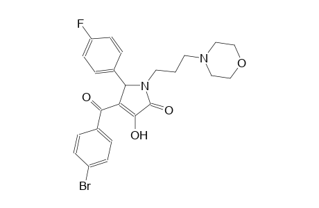4-(4-bromobenzoyl)-5-(4-fluorophenyl)-3-hydroxy-1-[3-(4-morpholinyl)propyl]-1,5-dihydro-2H-pyrrol-2-one