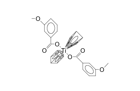 Bis(3-methoxy-benzoato)-bis(.eta.-cyclopentadienyl)-titanium(iv)