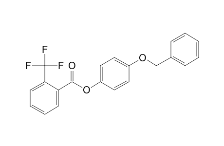 2-Trifluoromethylbenzoic acid, 4-benzyloxyphenyl ester