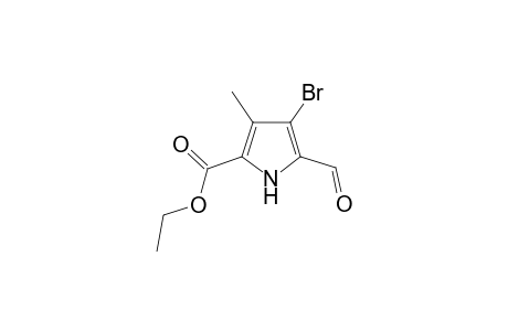 Pyrrole-2-carboxylic acid, 4-bromo-5-formyl-3-methyl-, ethyl ester