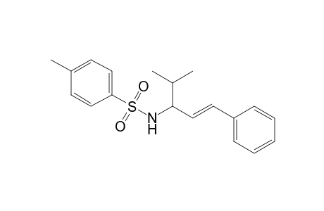 4-Methyl-N-[(E)-4-methyl-1-phenyl-pent-1-en-3-yl]benzenesulfonamide